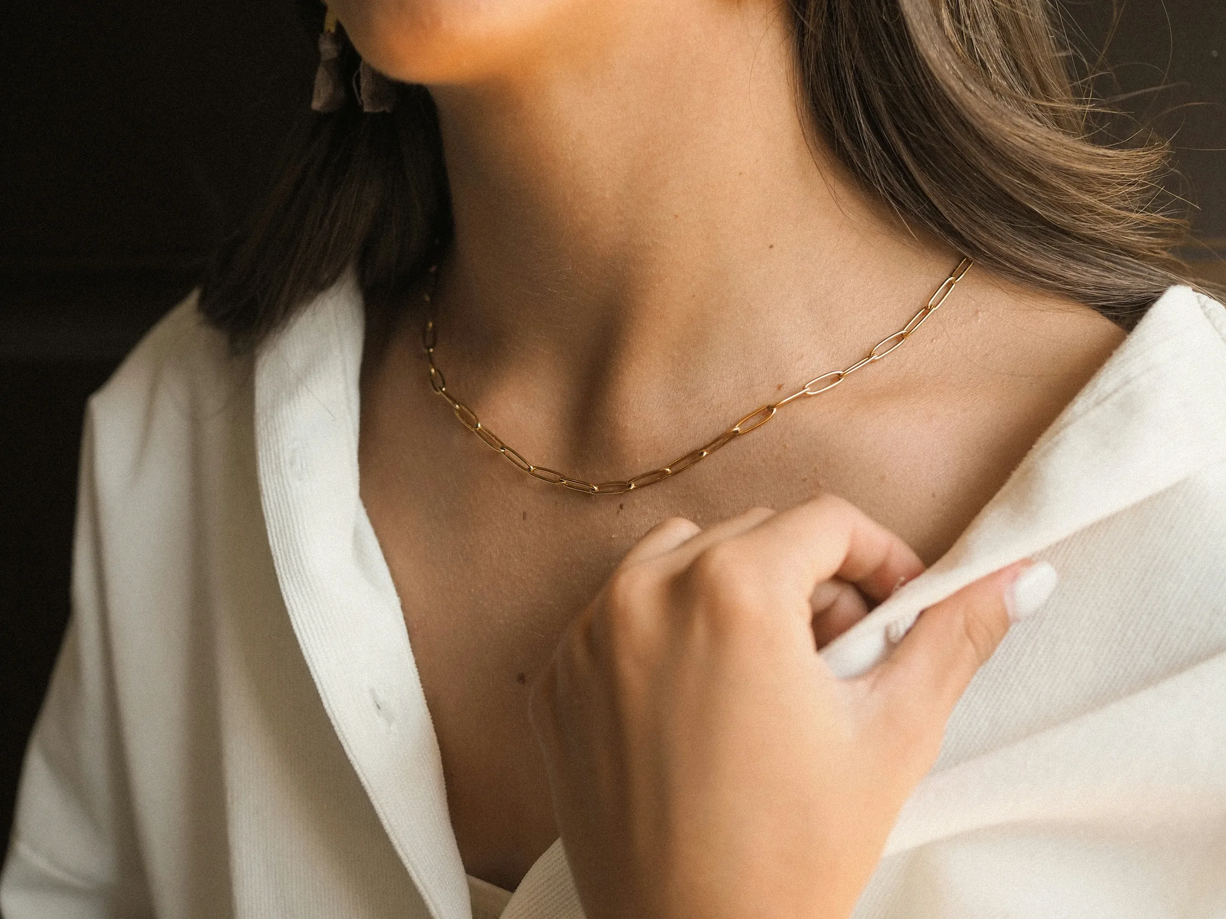 Kalung rantai minimalis